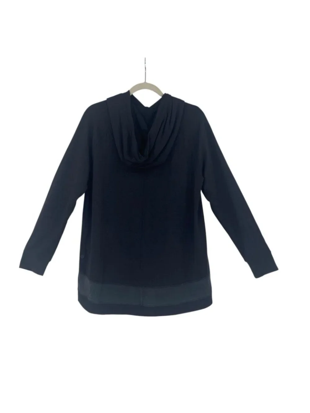 Lululemon Hoodie Womens Size 8 Black Starting Place Athletic Pullover Stretch